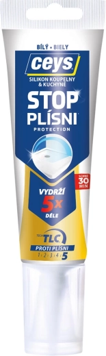Silikonefugemasse mod skimmel 125 ml hvid CEYS
