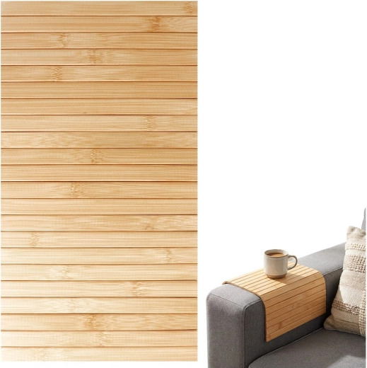 Bambusrulleunderlag til bord 44 × 24 cm