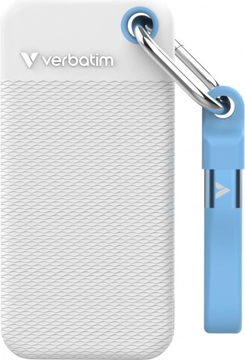 Bærbar SSD-disk 1 TB USB‑C 1000 MB/s sommerudgave Verbatim Pocket