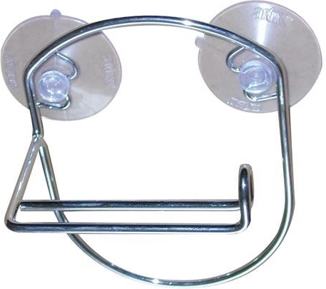 Toiletrulleholder, krom, 12 × 18 × 7,5 cm