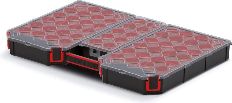 Organisator TAGER med gennemsigtigt låg 577 × 390 × 60 mm