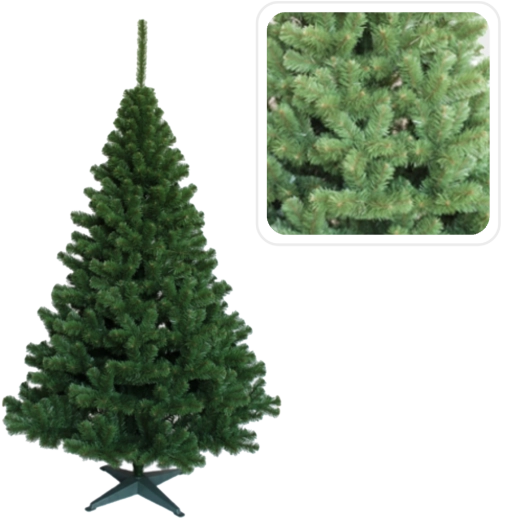 Kunstigt juletræ (ædelgran) 200 cm