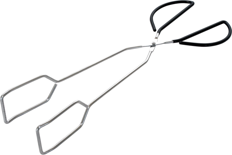 Grilltang 38 cm krom