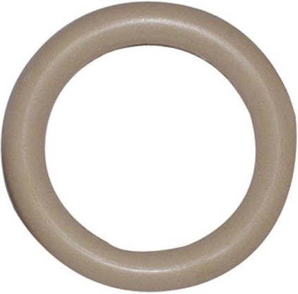 Plastikring til gardinstang, beige (sæt med 10 stk.)