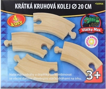 Vláčky Max korte buede skinner - 4 stk.