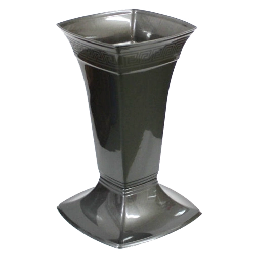 Gravvase Etna lav i grafitmetallic farve LAMELA