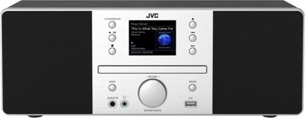 JVC kompakt alt-i-én audiosystem RD-E874B sort