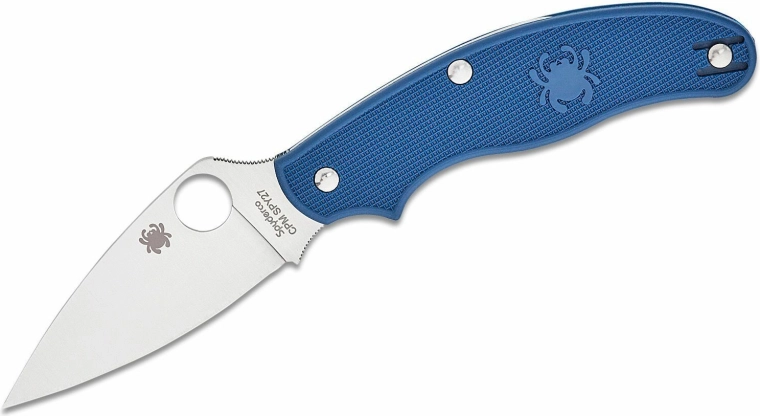 Lommekniv SPYDERCO UK Penknife Cobalt Blue Lightweight, 7,5 cm, satin, FRN