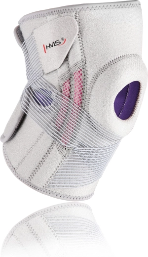 HMS knæbandage lysegrå