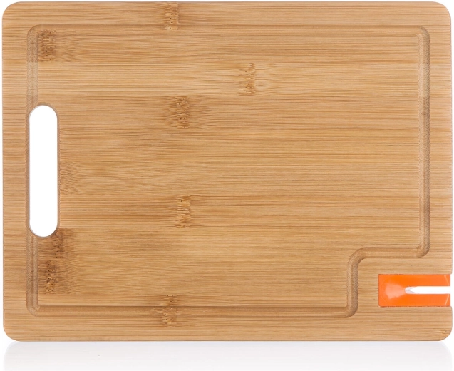 Bambus skærebræt med sliber BRILLANTE 28 × 21 cm