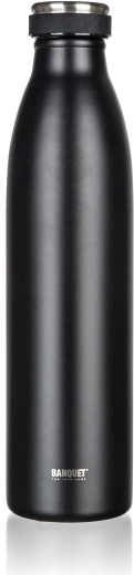 Termoflaske til drikke 750 ml BANQUET Sans rustfrit stål sort