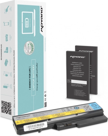 Movano L09L6Y02-batteri til Lenovo B570/G560/G570/G770 (Li-ion, 4400 mAh, 48 Wh)