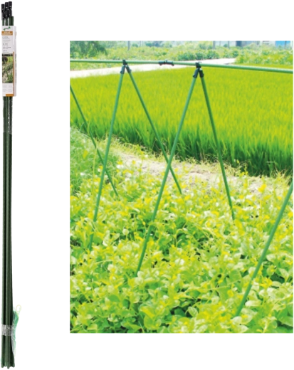 Have støtte med net 1,5 m, stangdiameter 11 mm, grøn