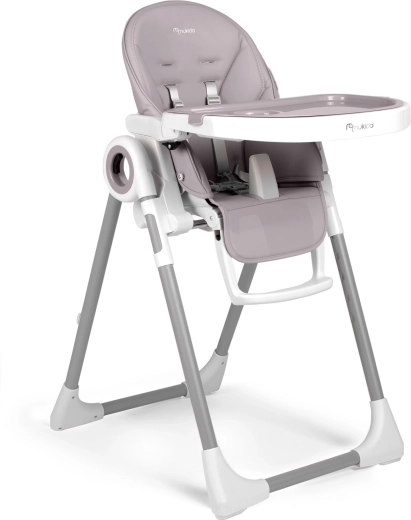 Høj stol med bakke NUKIDO Belo lyng