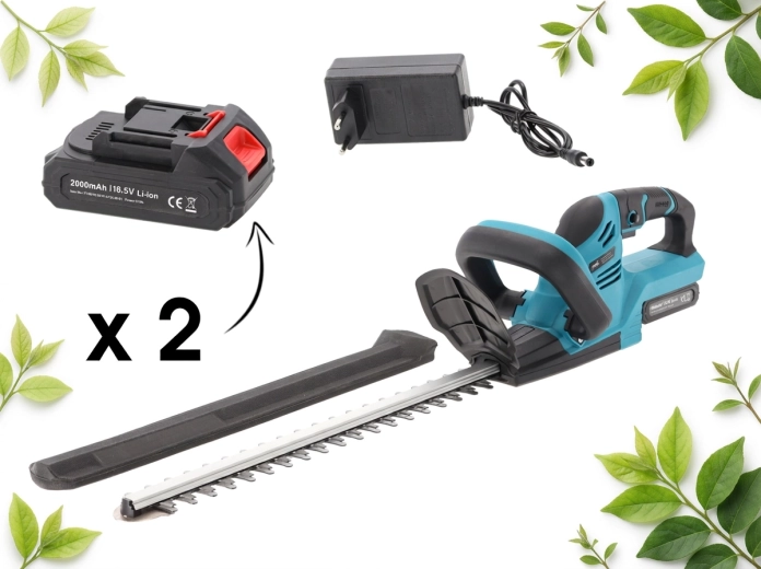 Batteridrevet hækkeklipper 48 cm 21 V