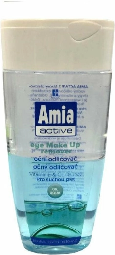 Amia Active tofase øjenmakeupfjerner til tør hud 150 ml
