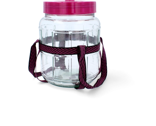 Multifunktionel glasdemijohn til vin 5 l