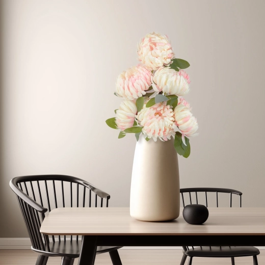 Kunstig lyserød krysantemum 12 × 58 cm
