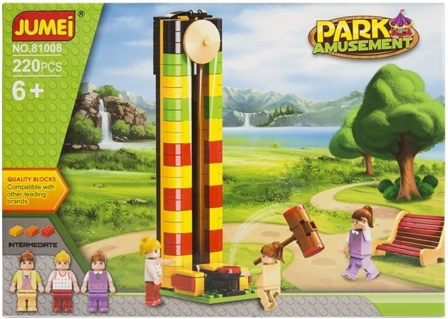 Jumei byggesæt – forlystelsespark 220 dele 30 × 21 cm – 1 stk.