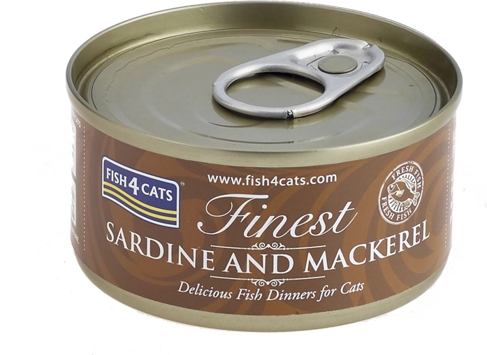 Kattekonserves sardiner med makrel FISH4CATS 70 g