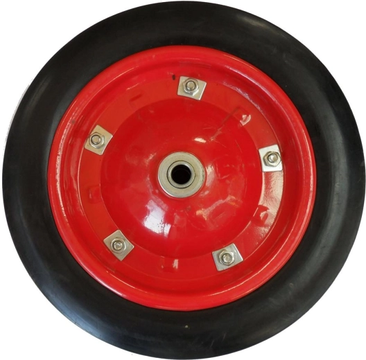 Fuldgummihjul til trillebør 320 mm