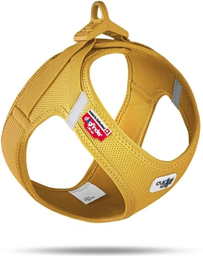 Curli hundesele med spænde Air-Mesh mango L (8–13 kg)