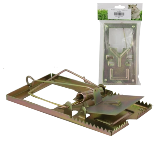 Metalfælde til mus og rotter 17,5 × 9 cm