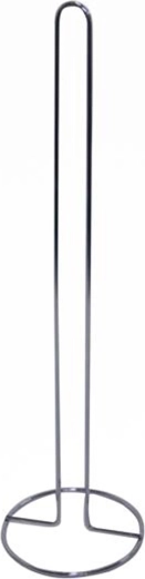 Toiletrulleholder i forkromet metal 55,7 × 16 cm
