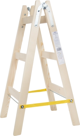 Professionelle malerstiger i træ PROFI, 3 trin, ulakerede