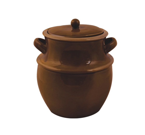 Keramisk fermenteringskrukke med låg 4 l