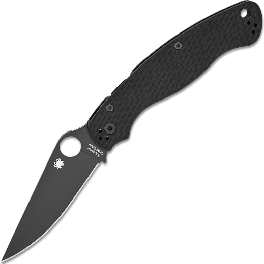 Foldekniv Spyderco Military 2 All Black, G10, DLC-overflade