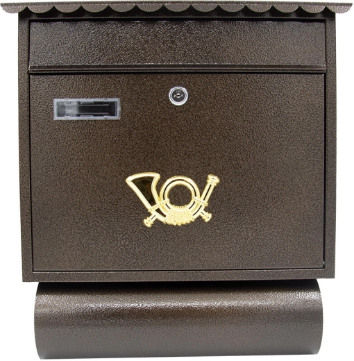 Postkasse antik brun 390 × 440 mm ST 104