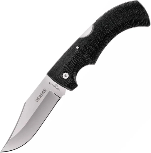 Gerber Gator Clip Point sammenklappelig lommekniv 9,5 cm med etui