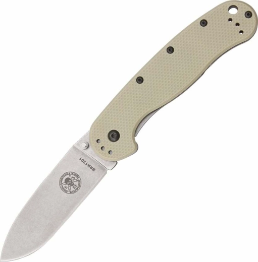 ESEE Avispa Desert Tan – lommekniv til outdoor 8,9 cm, satin, brun, FRN