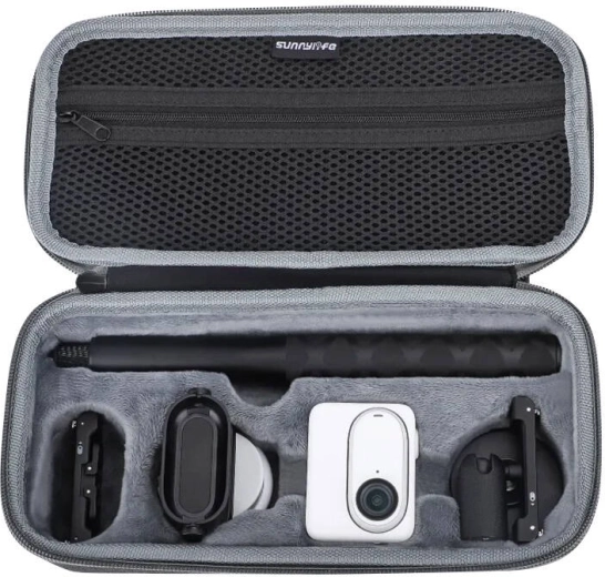 Beskyttelsesetui Sunnylife til Insta360 GO 3 og GO 3S (sort)
