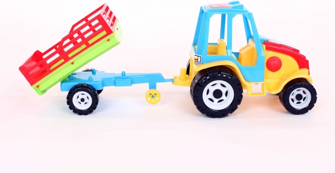 Traktor med påhængsvogn - model 404