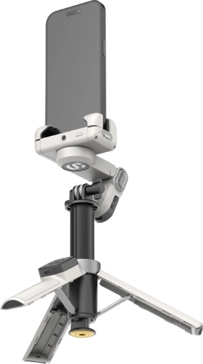 AOCHUAN M3 Pro mini telefonstabilisator med AI-sensor hvid