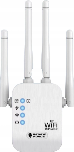 Wi-Fi-forstærker Renew Force 1200 Mb/s med 4 antenner