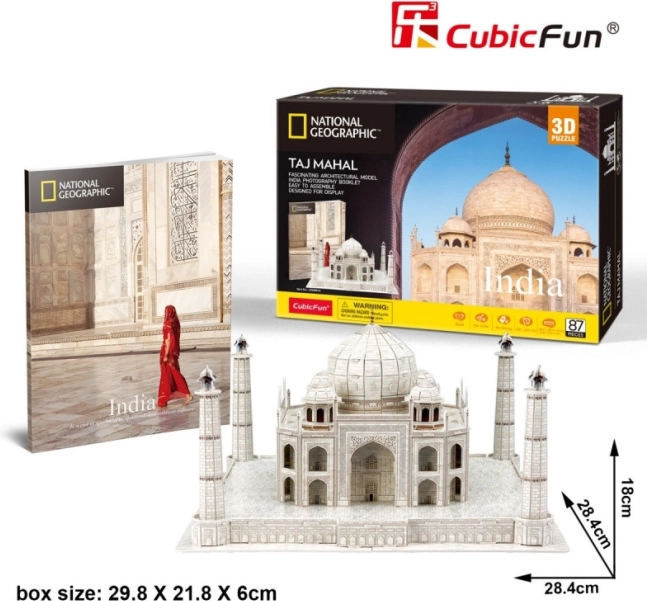 Puslespil 3D Taj Mahal National Geographic