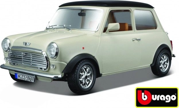 Metalmodel Mini Cooper 1969 Bburago 1:18 beige