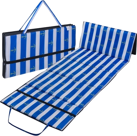 Sammenklappelig vandtæt strandmåtte TRIZAND 1 cm XXL