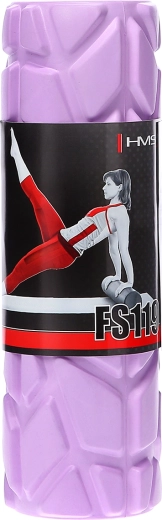 Massagerulle i skum 30 cm lilla HMS