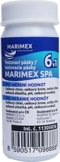 Marimex Spa teststrips til spa og pool 6-i-1 (50 stk.)