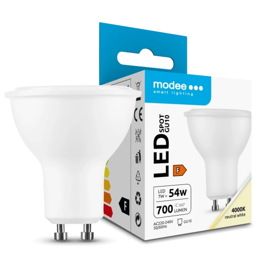 Modee LED-pære GU10 7 W, 700 lm, 110°, neutral hvid 4000 K