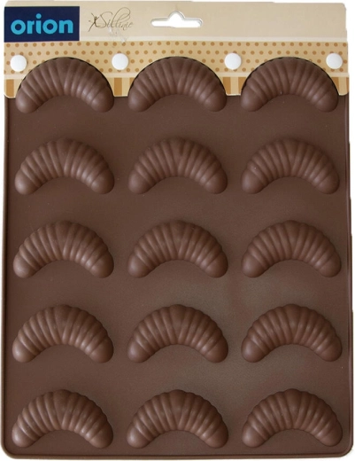 Silikoneform til vaniljekranse 15 stk brun