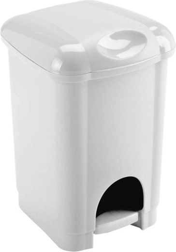 Plast fodbetjent affaldsspand HEIDRUN 6 l