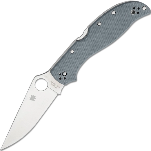 Spyderco Stretch 2 XL foldekniv 10 cm, satin, grå G10