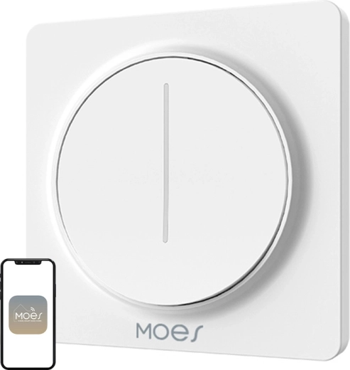 Moes ZigBee berøringslysdæmper hvid - 1 stk.