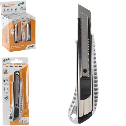 Aluminium knækkniv 18 mm