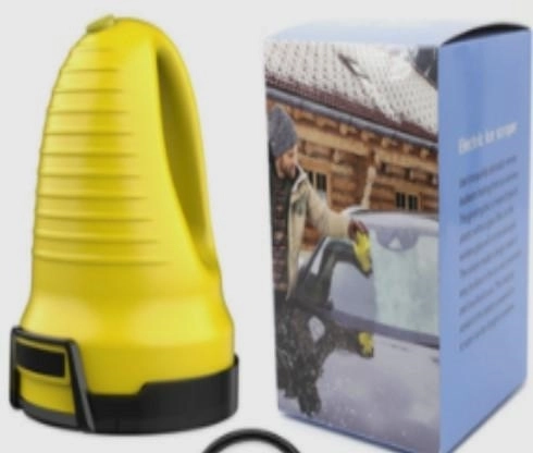 Elektrisk opvarmet isskraber til ruder